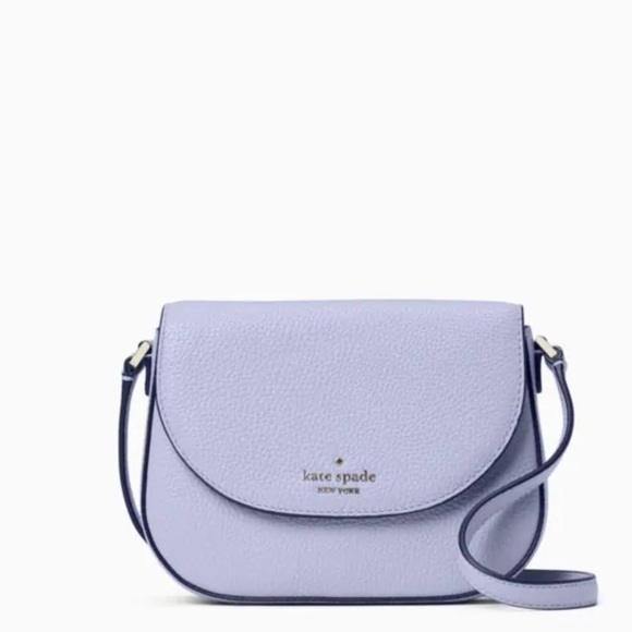 Kate Spade Leila Mini Flap Crossbody Viola Flower - Picture 13 of 14